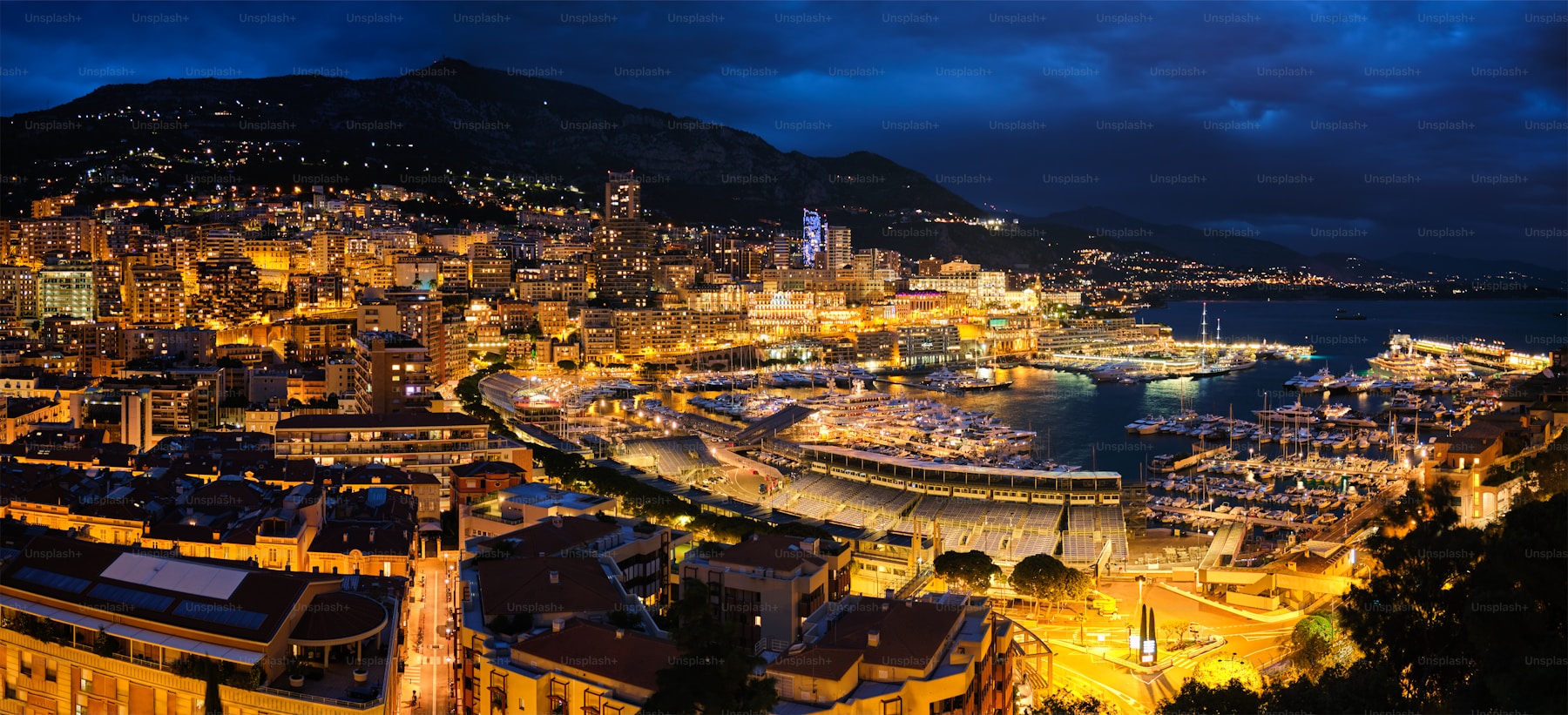 Harbour at dusk